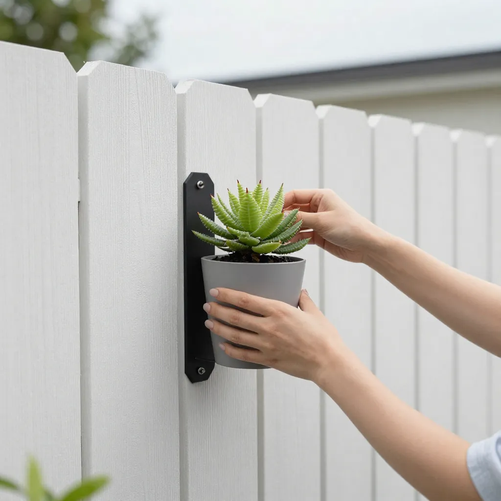 Fence rail extension styled